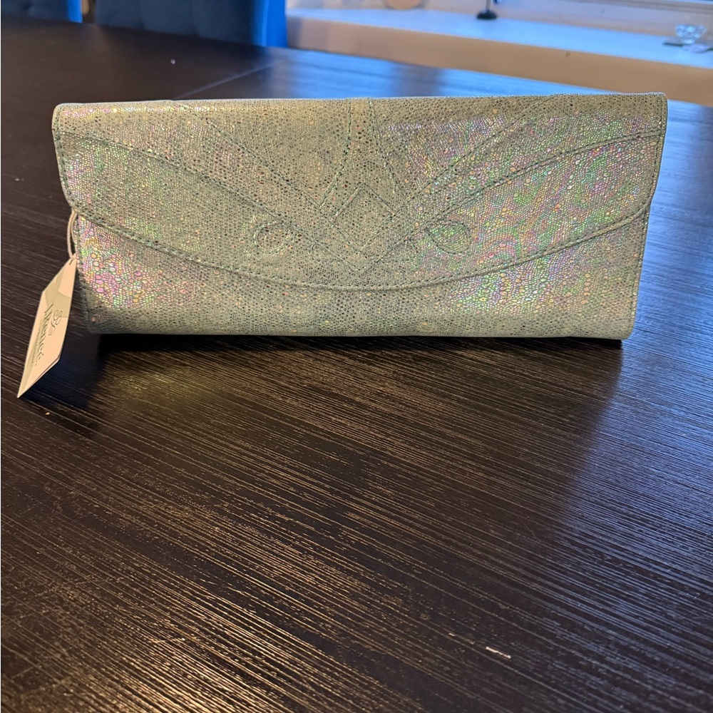 NWT J.Renee Elegant Iridescent Clutch